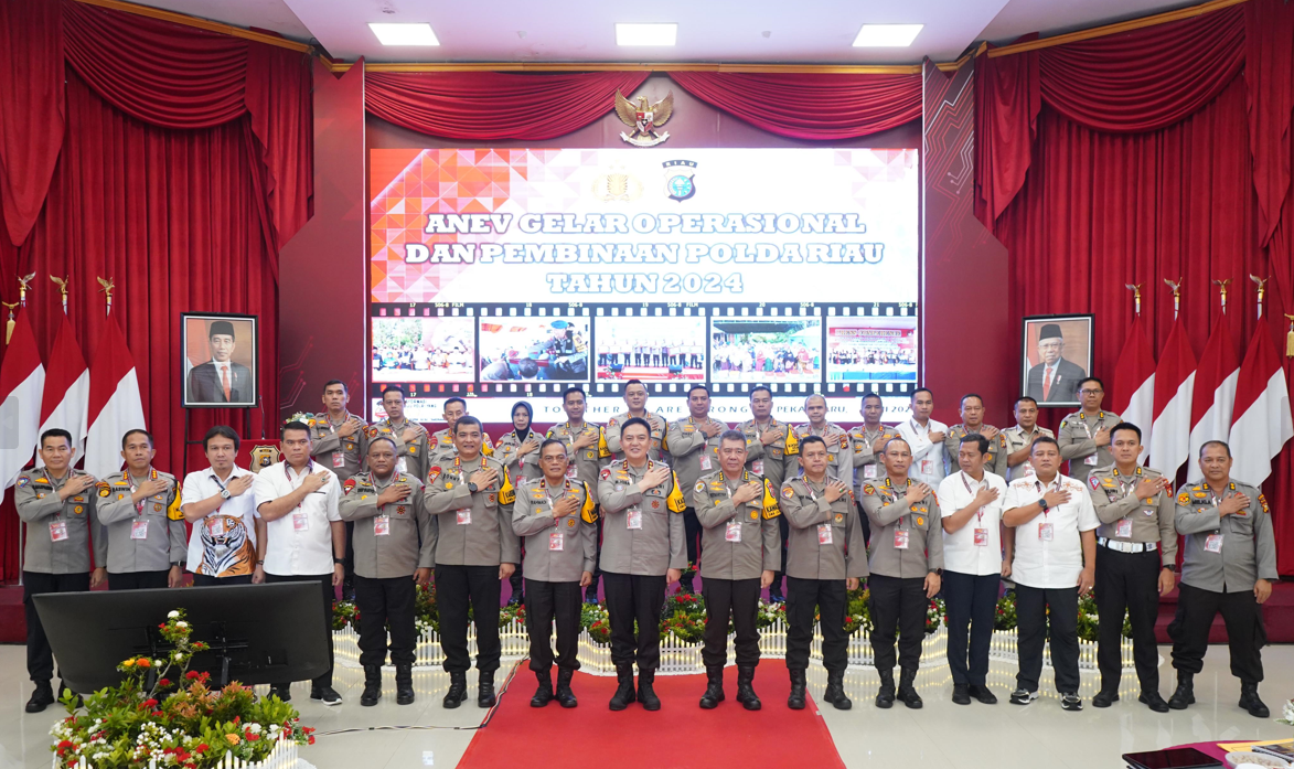 Rapat Anev Gelar Operasi dan Pembinaan Tahun 2024, Terimakasih Ucap Irjen Iqbal