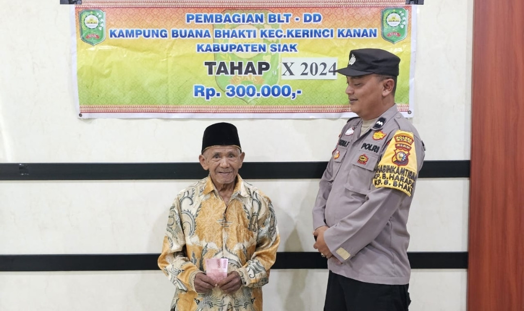 Monitoring Penyaluran BLT Dana Desa di Kampung Buana Bhakti, Kerinci Kanan - Siak