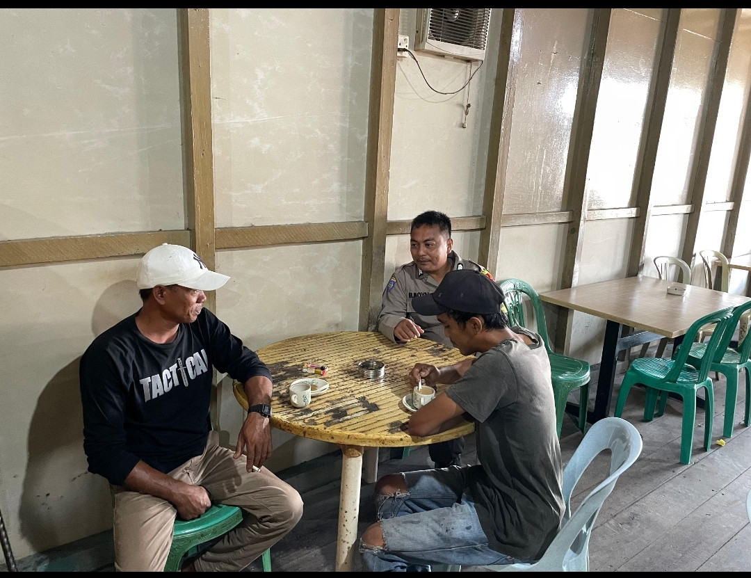 Sosialisasi Pemilu Damai, Kapolsek Concong Ajak Masyarakat Ciptakan Pemilu Aman dan Kondusif