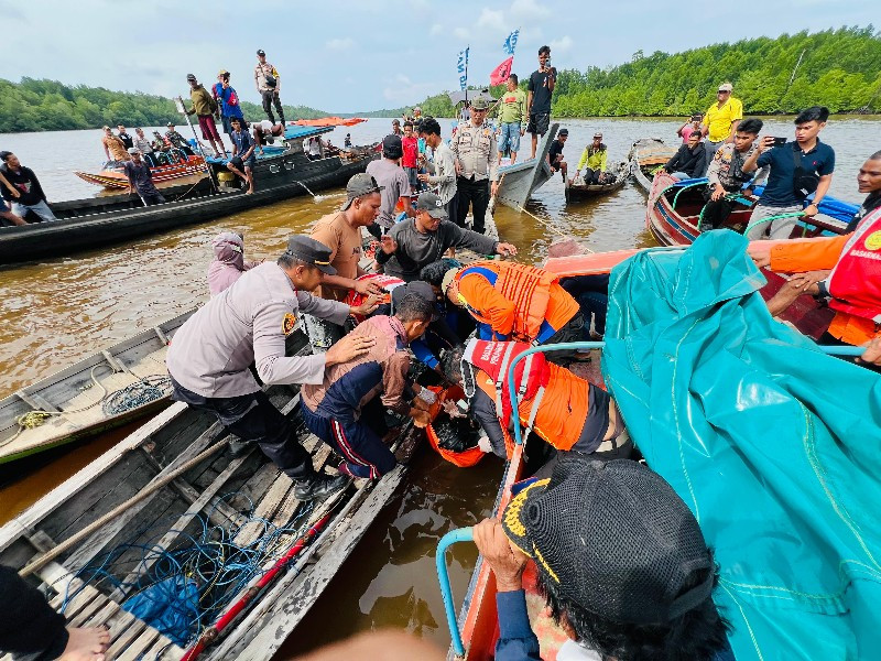 Tim SAR Cari Temukan Pria Tenggelam di Sungai Kuala Inhil, Begini Kondisinya