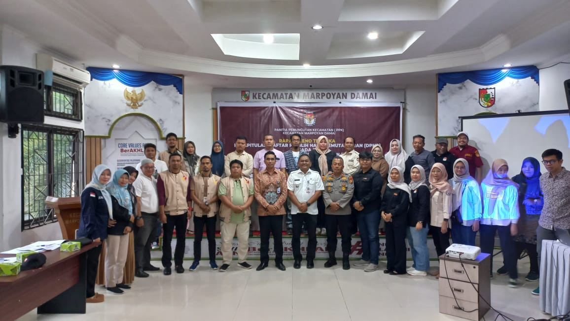 Hadiri Pleno DPHP Pilkada Serentak, Ini Pesan Kapolsek Bukit Raya