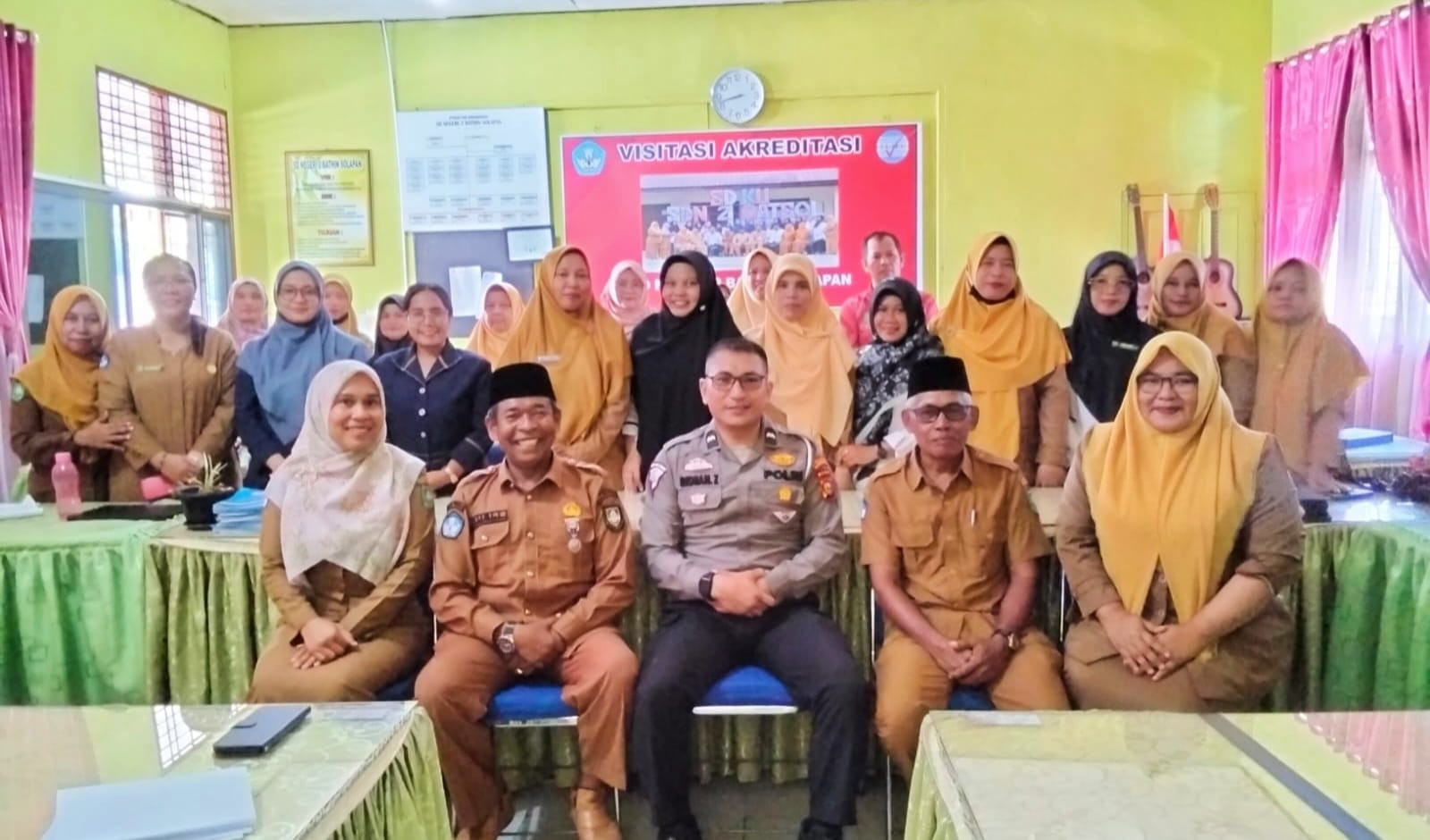 Police Goes To School, Satlantas Polres Bengkalis Cooling System Bersama Guru SDN 02