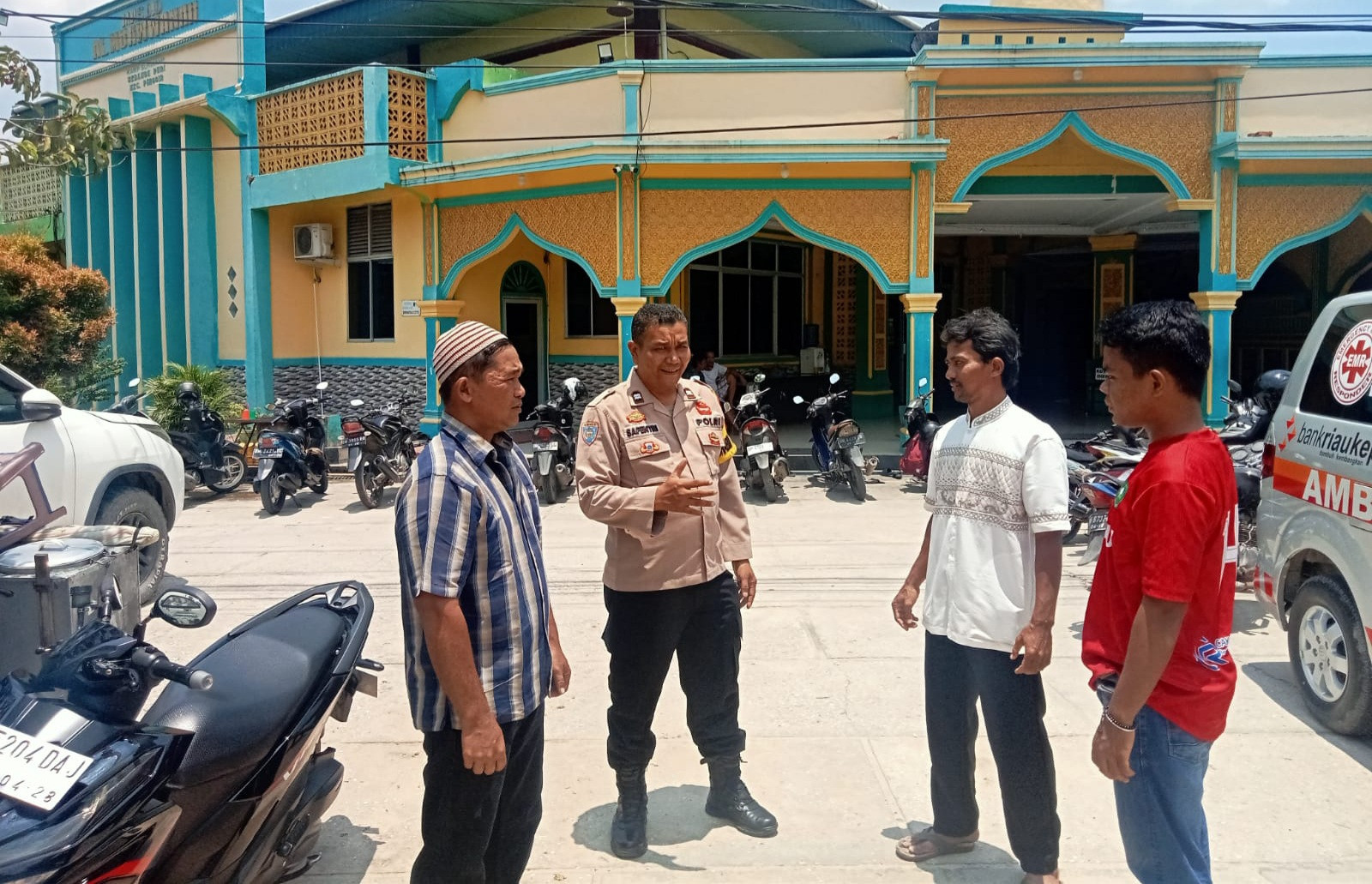 Polsek Pinggir Gencarkan Sosialisasi dan Edukasi Pilkada Damai 2024