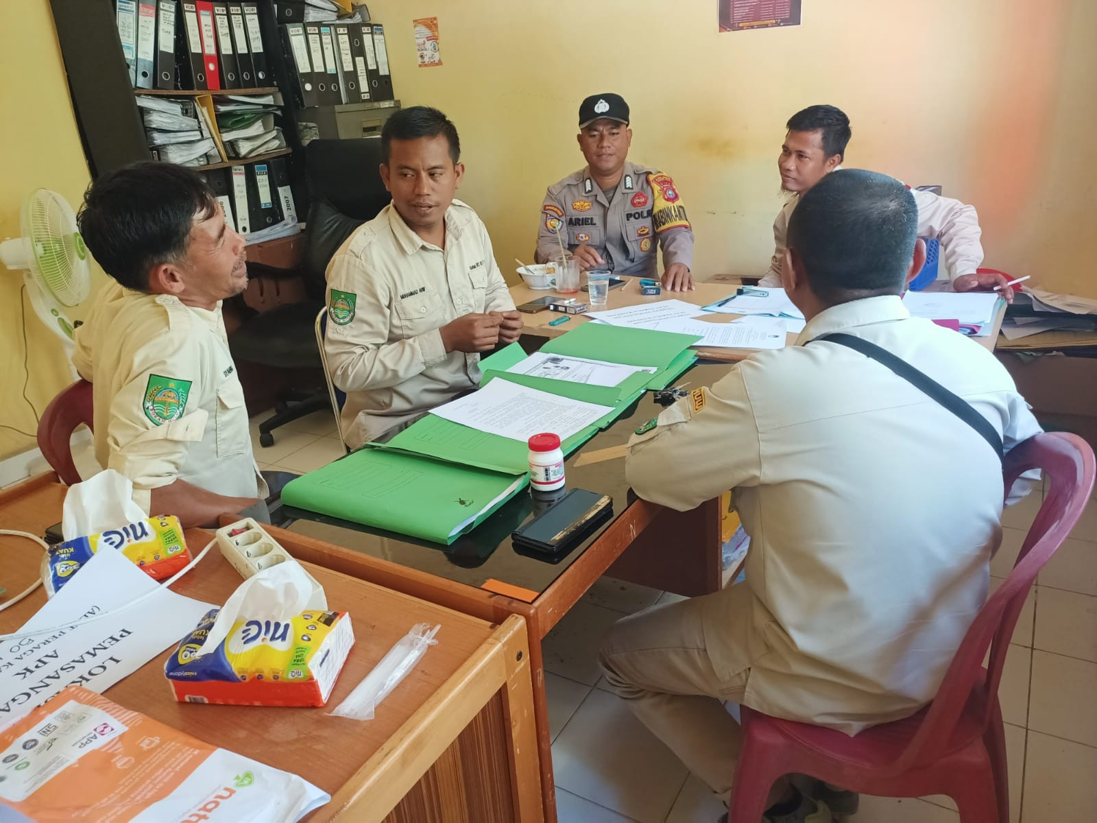 Polsek Kepunuhan Libatkan Pemuda Ciptakan Susana Damai Pilkada 2024 Rohul