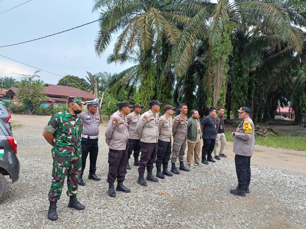 Perkuat Sinergitas TNI-Polri, Polres Rohul Jamin Keamanan Tahapan Kampanye Pilkada 2024