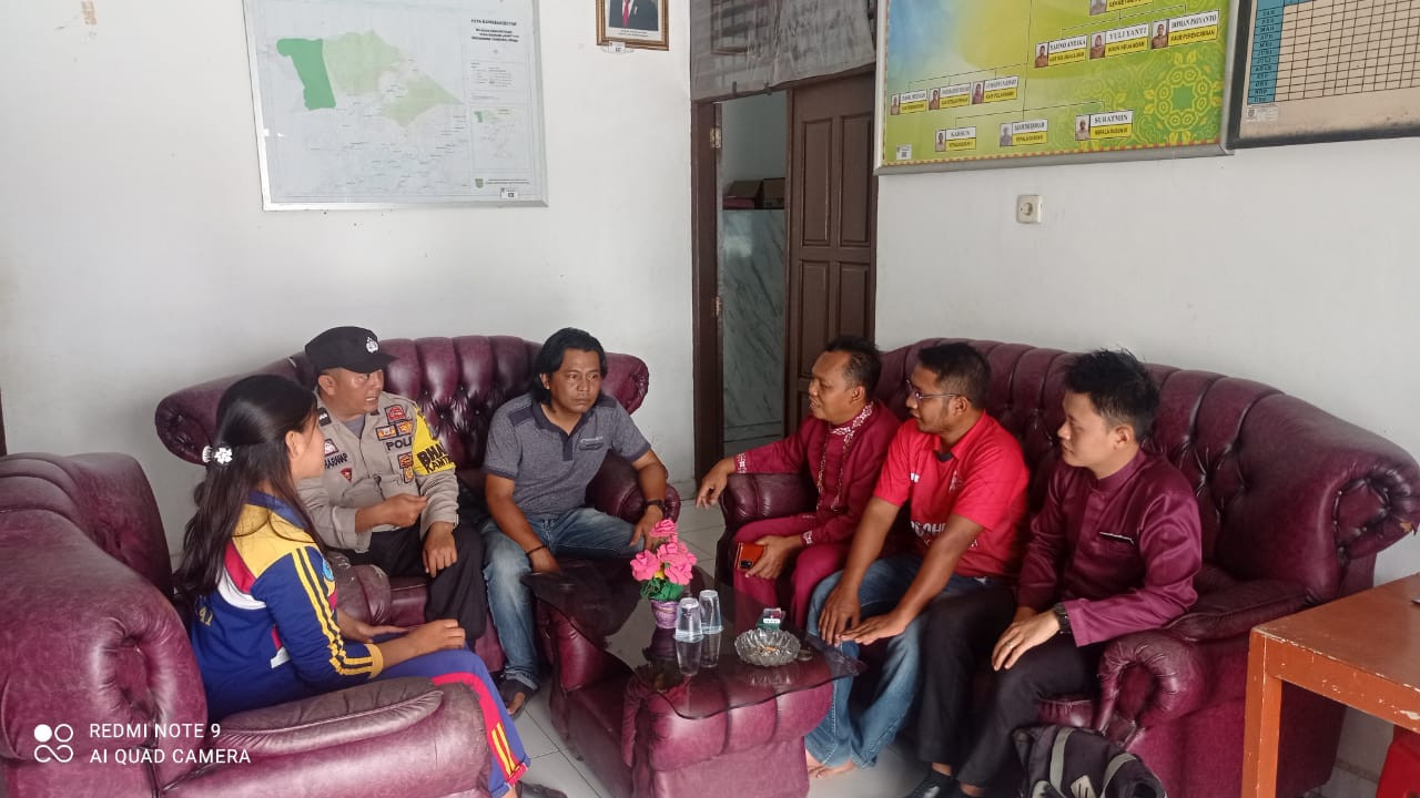 Cooling System Pilkada 2024, Bhabinkantibmas Polsek Tambusai Utara Pastikan Bersikap Netral