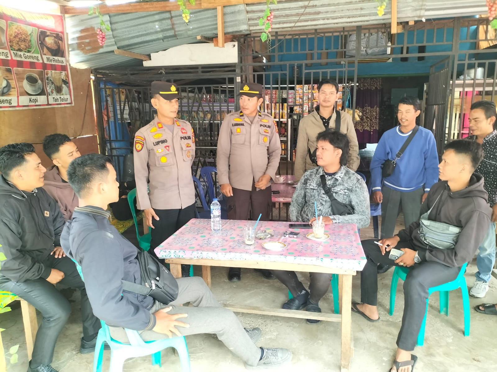 Coolling System Pilkada di Dusun Mondang, Ini Pesan Penting Kapolsek Tambusai