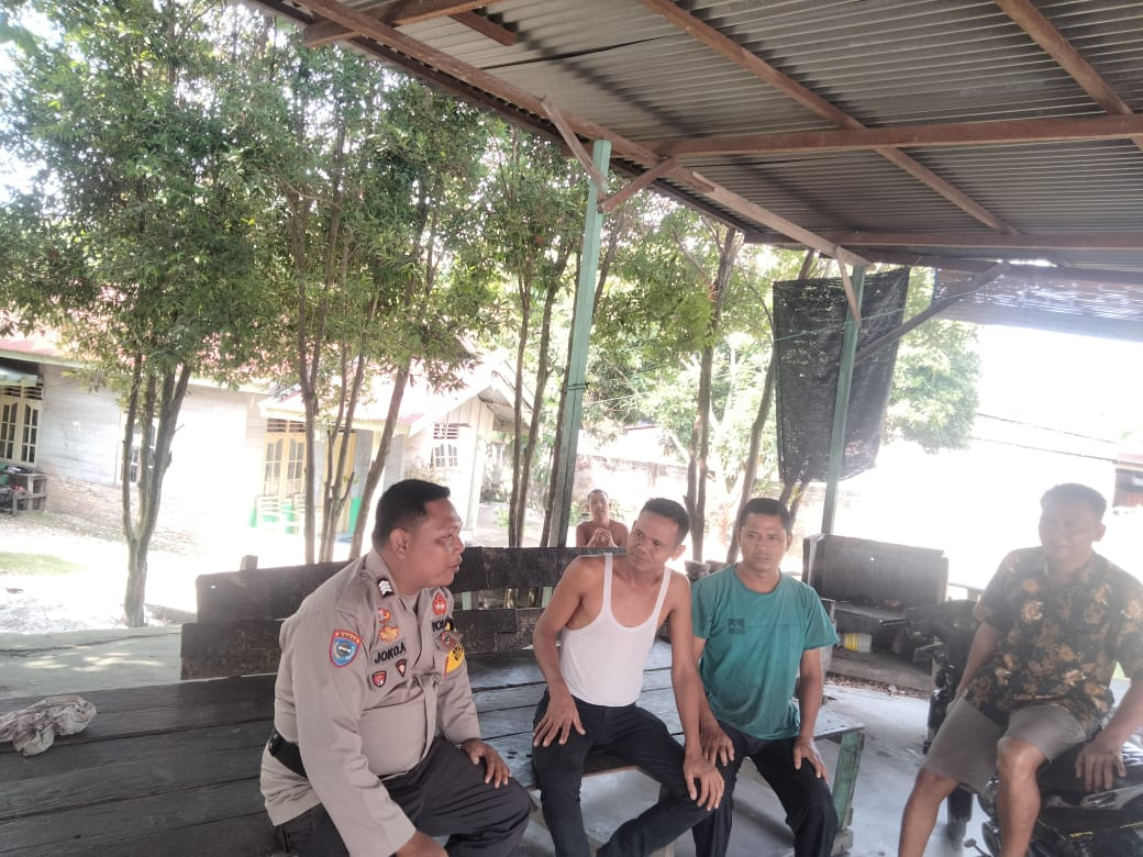 Ajak Tokoh Masyarakat Tanjung Medan, Polsek Pujud Optimis Pilkada Berjalan Damai