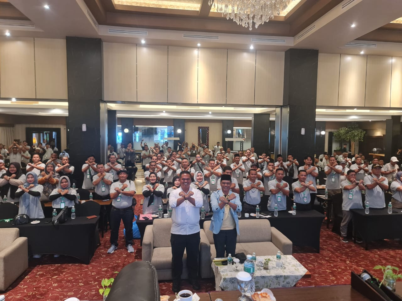 Cooling System Pemilu, Kasat Resnarkoba Polres Rohul Jadi Pembicara Penyuluhan Desa Bersih Narkoba