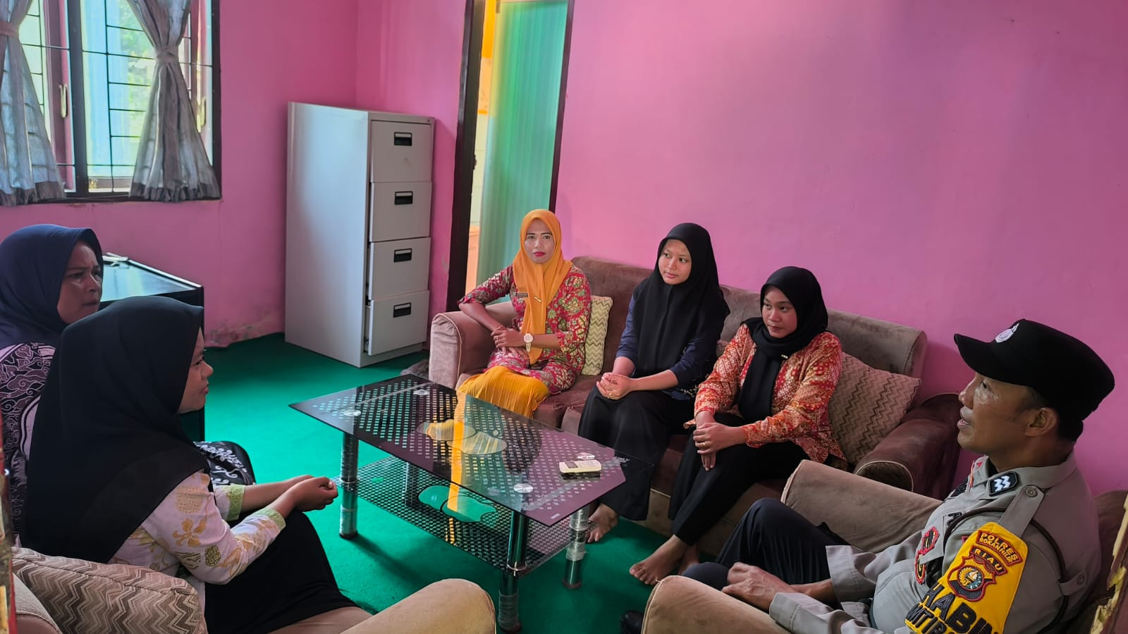 Warga Teluk Nayang Dapat Arahan Cooling System Pilkada Damai dari Polsek Pujud
