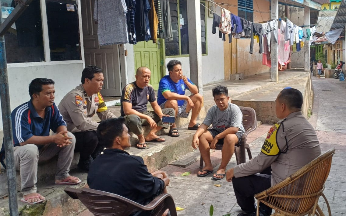 Polsek Senapelan Gandeng Pemuda Sago Sukseskan Pemilukada 2024