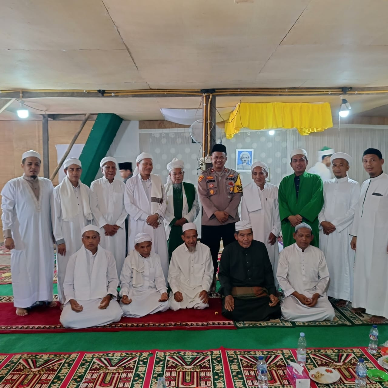 Kapolsek Rambah Hilir Gelar Cooling System Bersama Khalifah Surau Suluk Syeikh Ambia Rambah