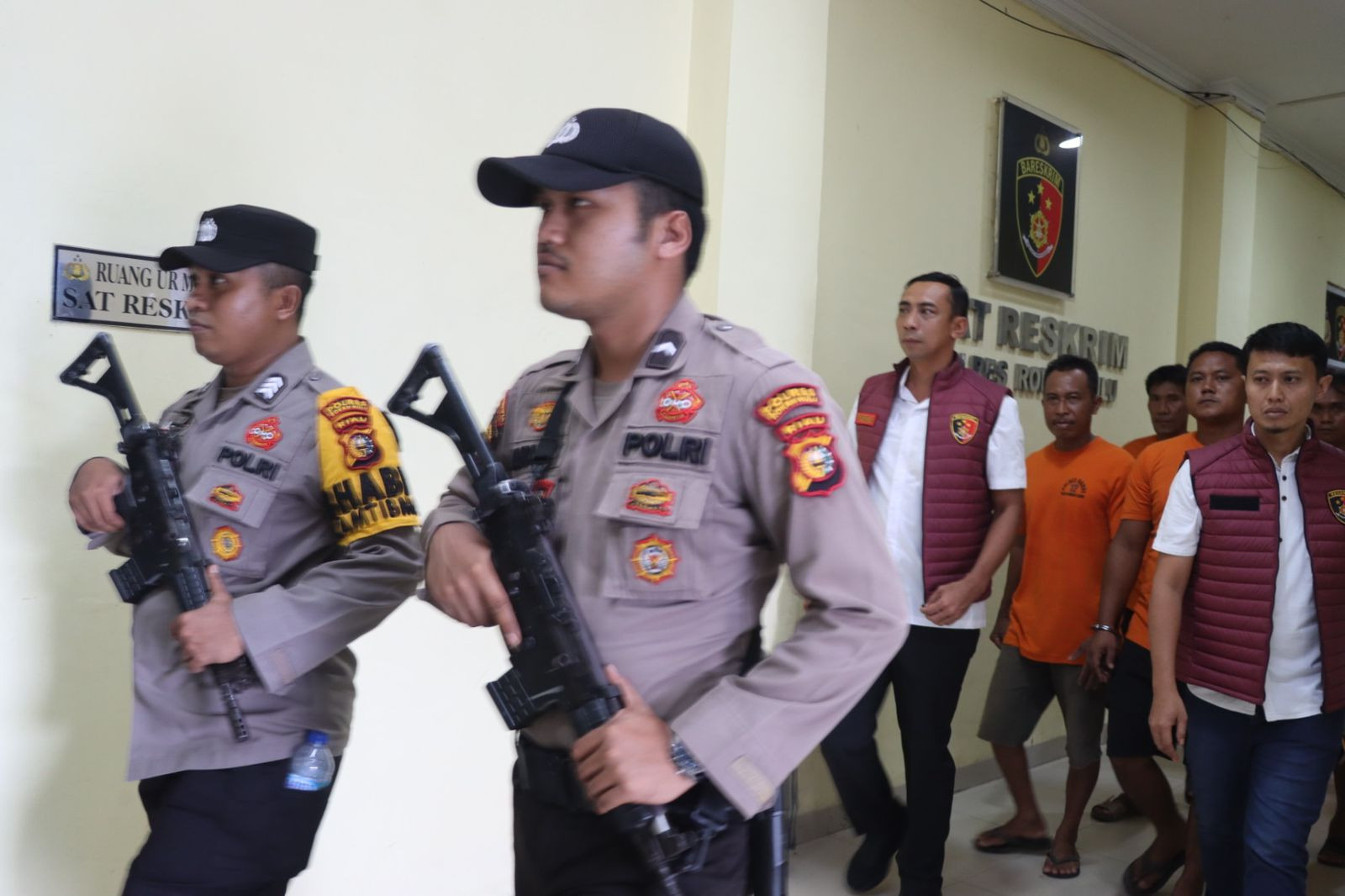 10 Pelaku Pencuri Ternak Sapi di Rohul Ditangkap