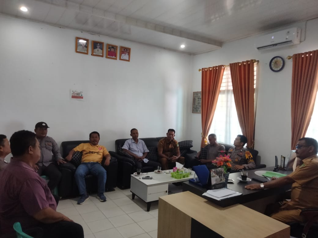 Polsek Ujung Batu Gelar Cooling System Bersama Tokoh Masyarakat Desa Pematang Tebih