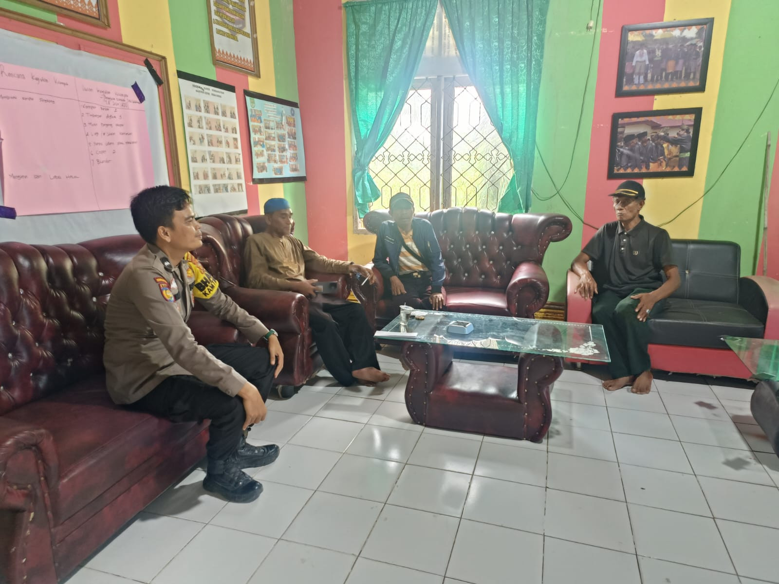 Wujudkan Pilkada Damai fan Sejuk, Personil Polsek Bonai Darussalam Sosialisasikan Cooling System