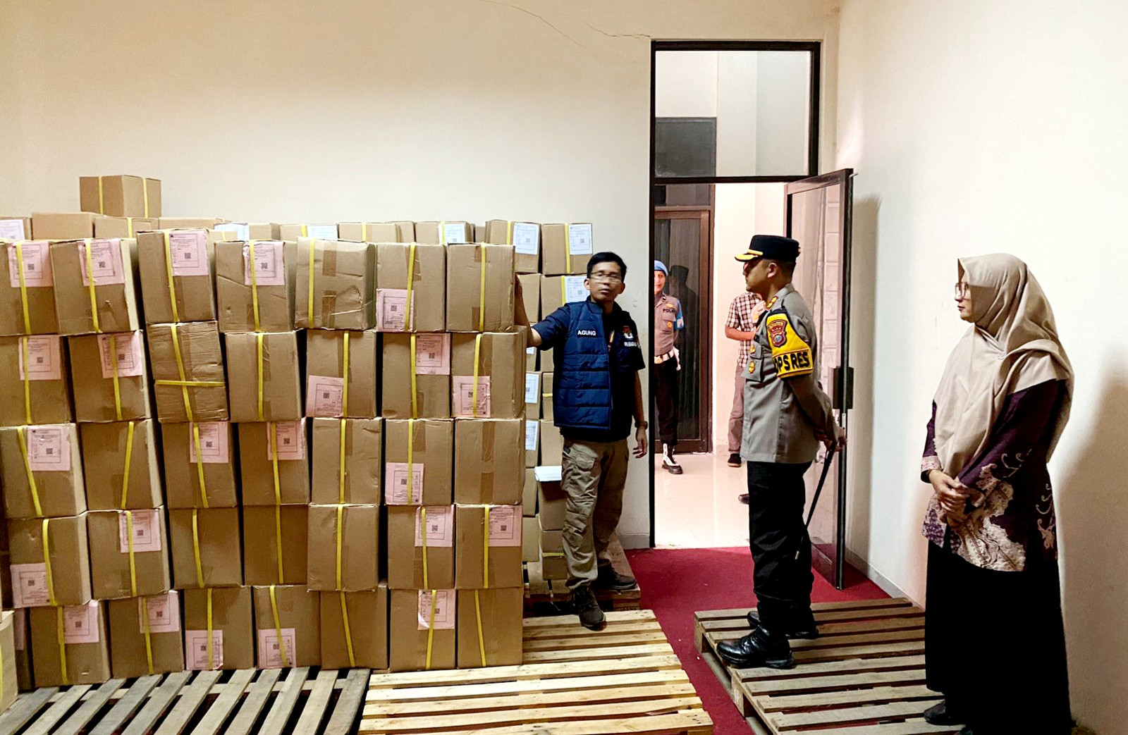 Kapolres Bengkalis Hadiri Bimbingan Teknis Sortir dan Pelipatan Surat Suara
