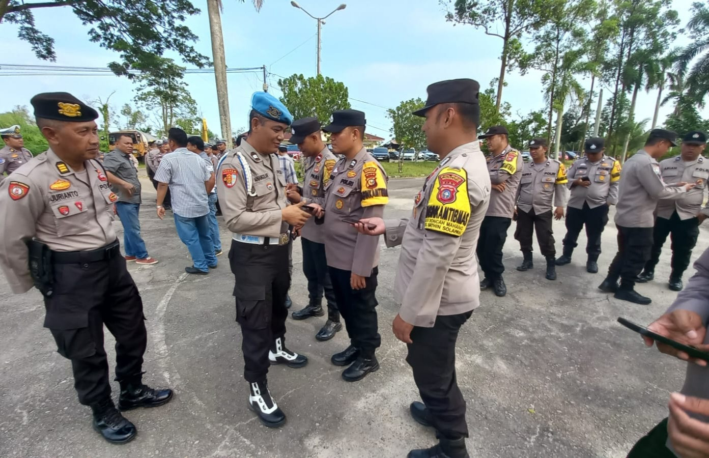 Polsek Mandau Gelar Razia Internal Terkait Judi Online