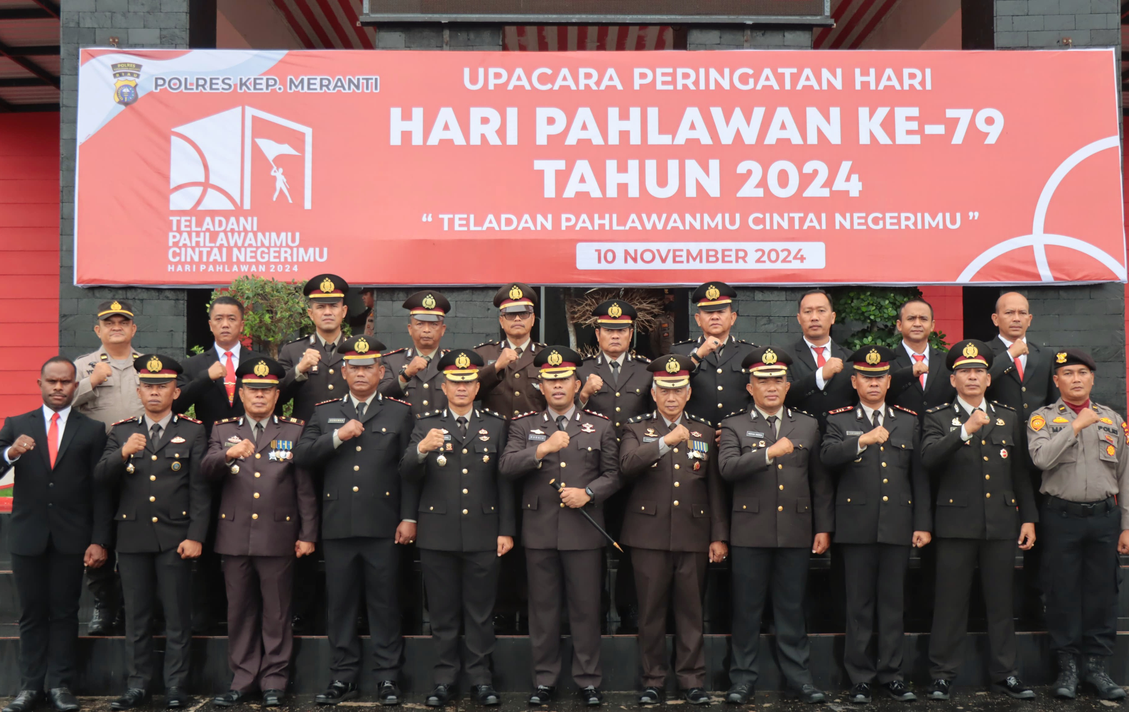 Pimpin Upacara Hari Pahlawan, Kapolres Meranti : Teladani Pahlawan Dengan Jaga Persatuan Jelang Pilkada
