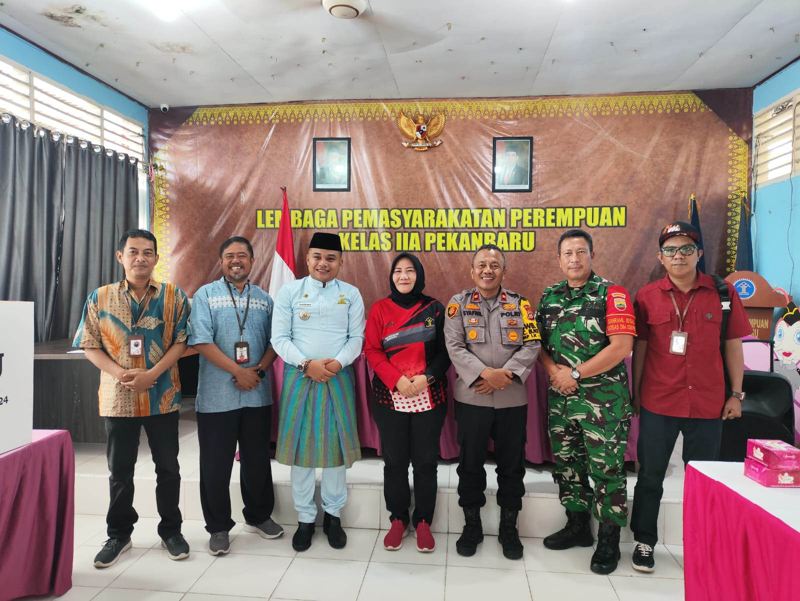 Pastikan Tahapan Pilkada Berjalan Lancar, Kapolsek Bukit Raya Sambangi Lapas Perempuan Kelas II A Pekanbaru