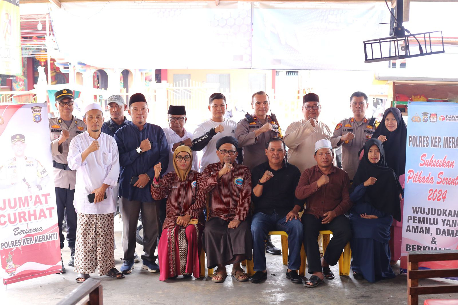 Polres Meranti dan Pujanusa Bersinergi Ciptakan Kamtibmas Semasa Pilkada 2024