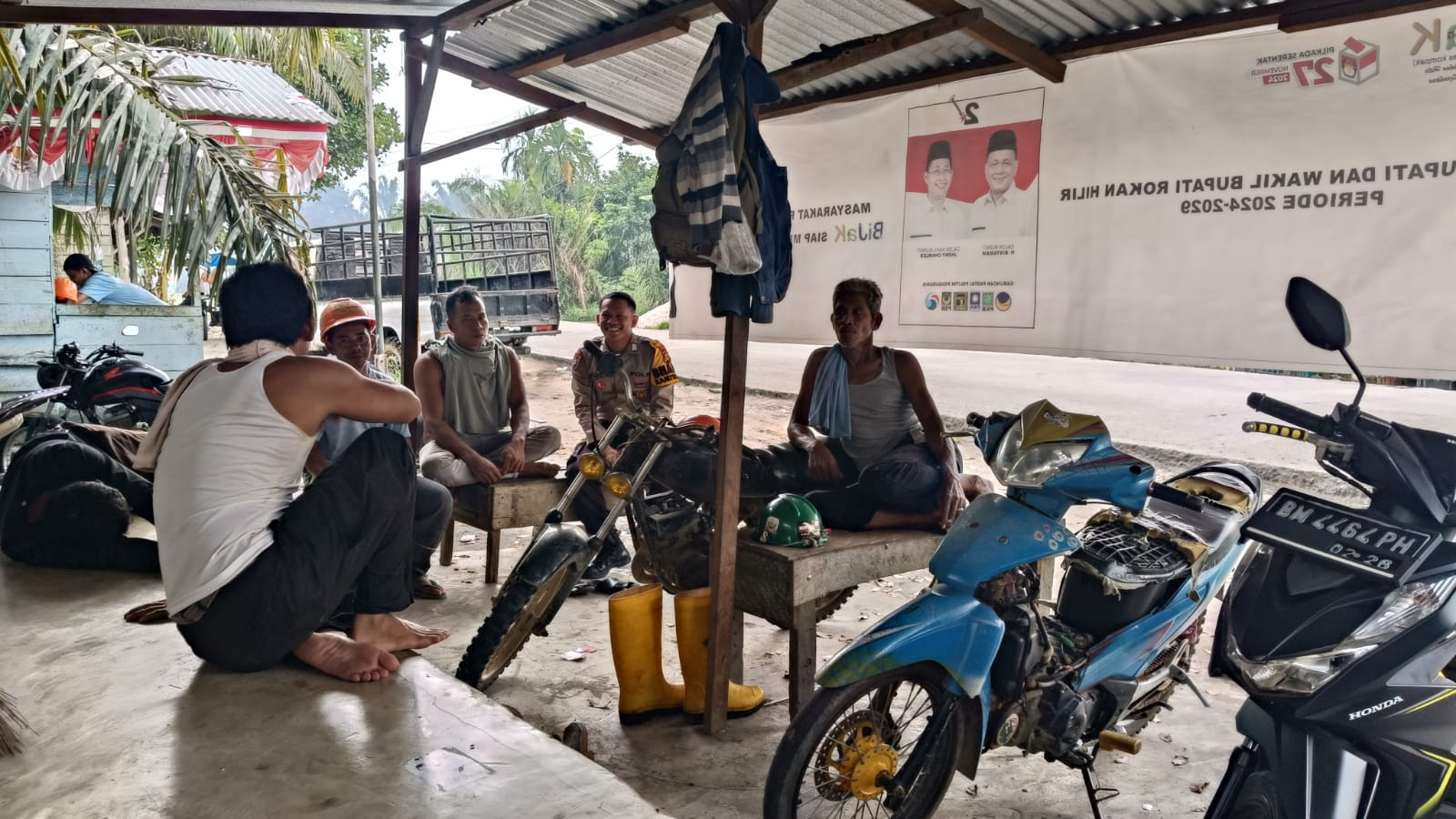 4 Hari Jelang Pilkada Serentak, Polsek Pujud Masifkan Cooling System