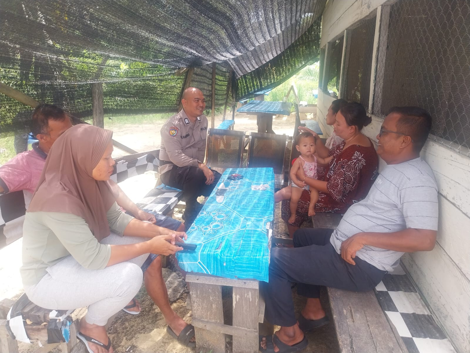 Warga Siarang-arang Siap Sukseskan Pilkada Damai Bersama Polsek Pujud