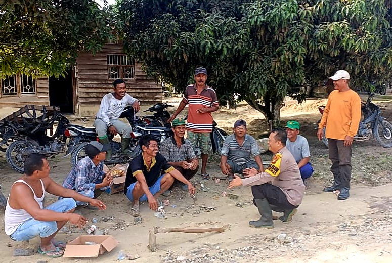 Polsek Pinggir Gelar Kegiatan Jum\