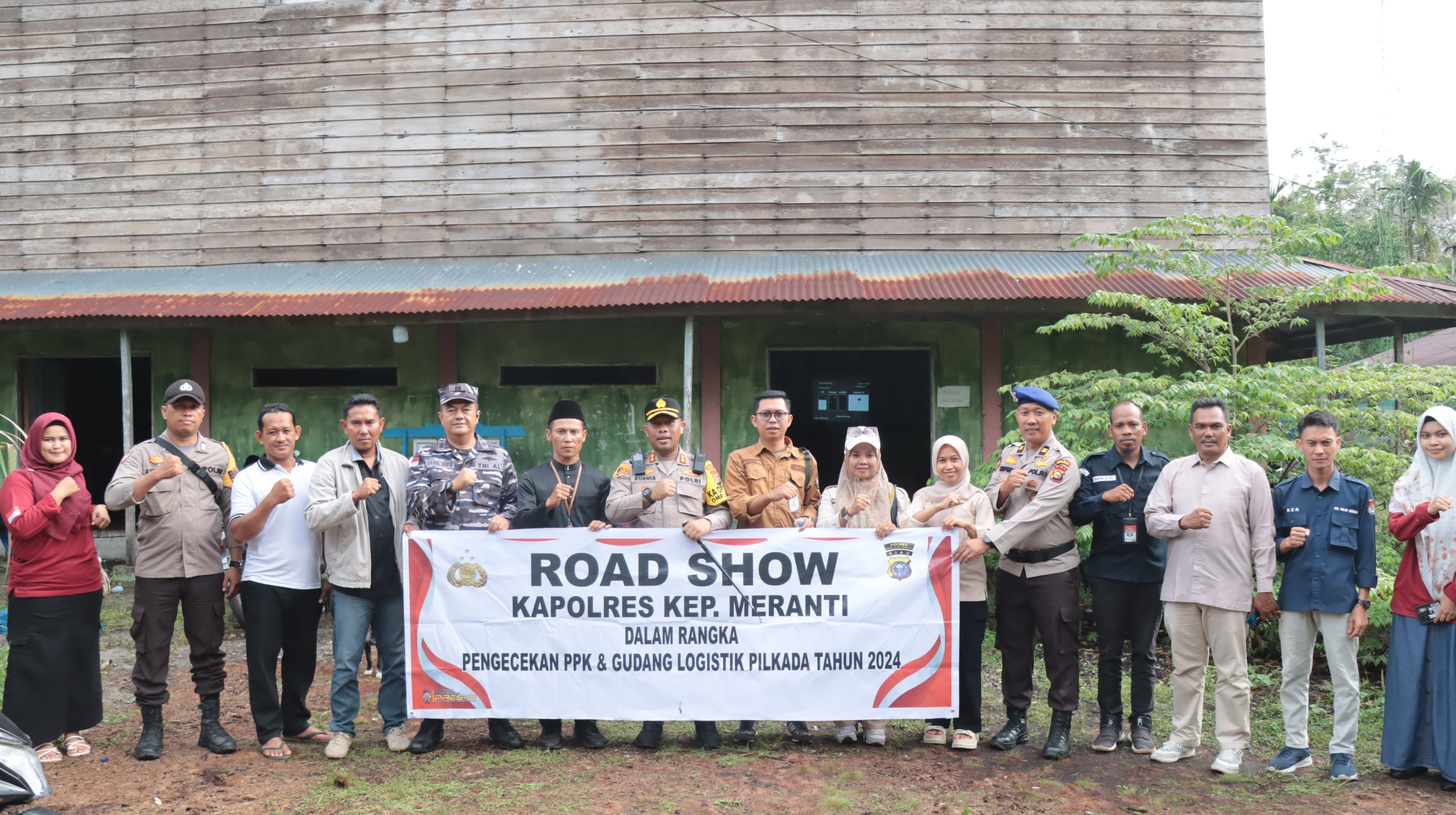 Road Show ke Kantor PPK dan Panwaslu Wilayah Pesisir, Kapolres : Semua Unsur Siap Amankan Pilkada 2024