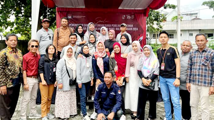Memasuki Masa Tenang, PPK Tenayan Raya Himbau Masyarakat Gunakan Hak Pilih, Tolak Money Politik
