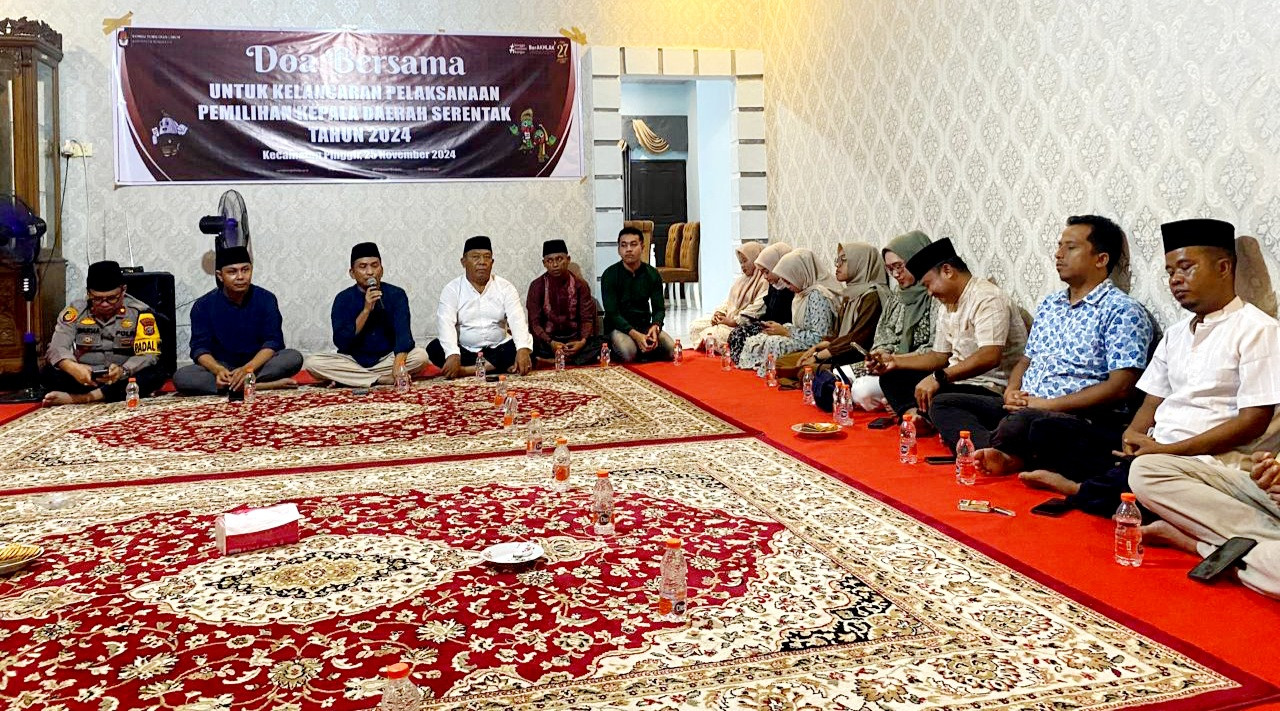 Polsek Pinggir Gelar Doa Bersama untuk Kelancaran Pilkada Serentak 2024