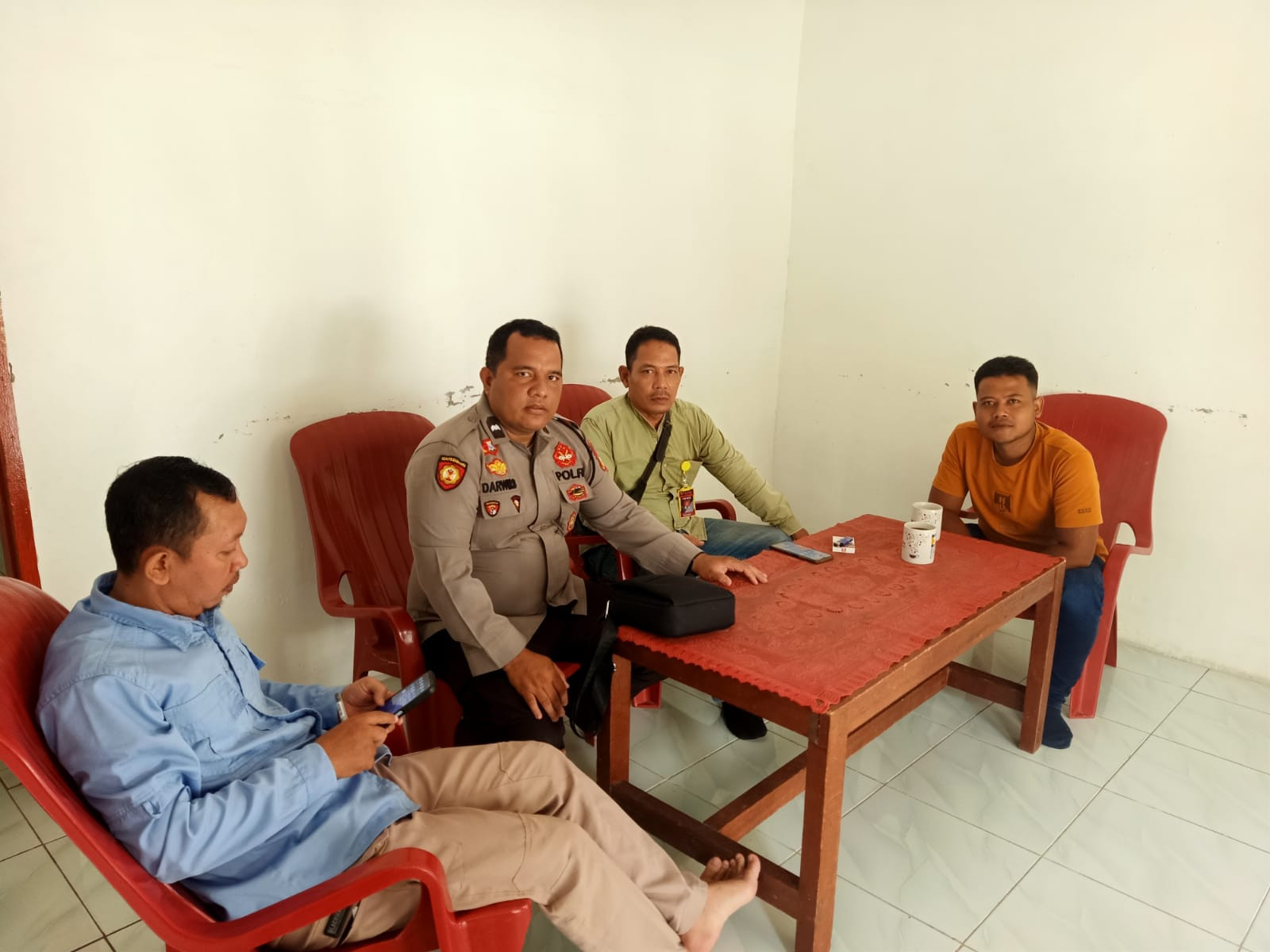 Personil Polsek Pujud Kembali Gelar Cooling System di Sungai Tapah