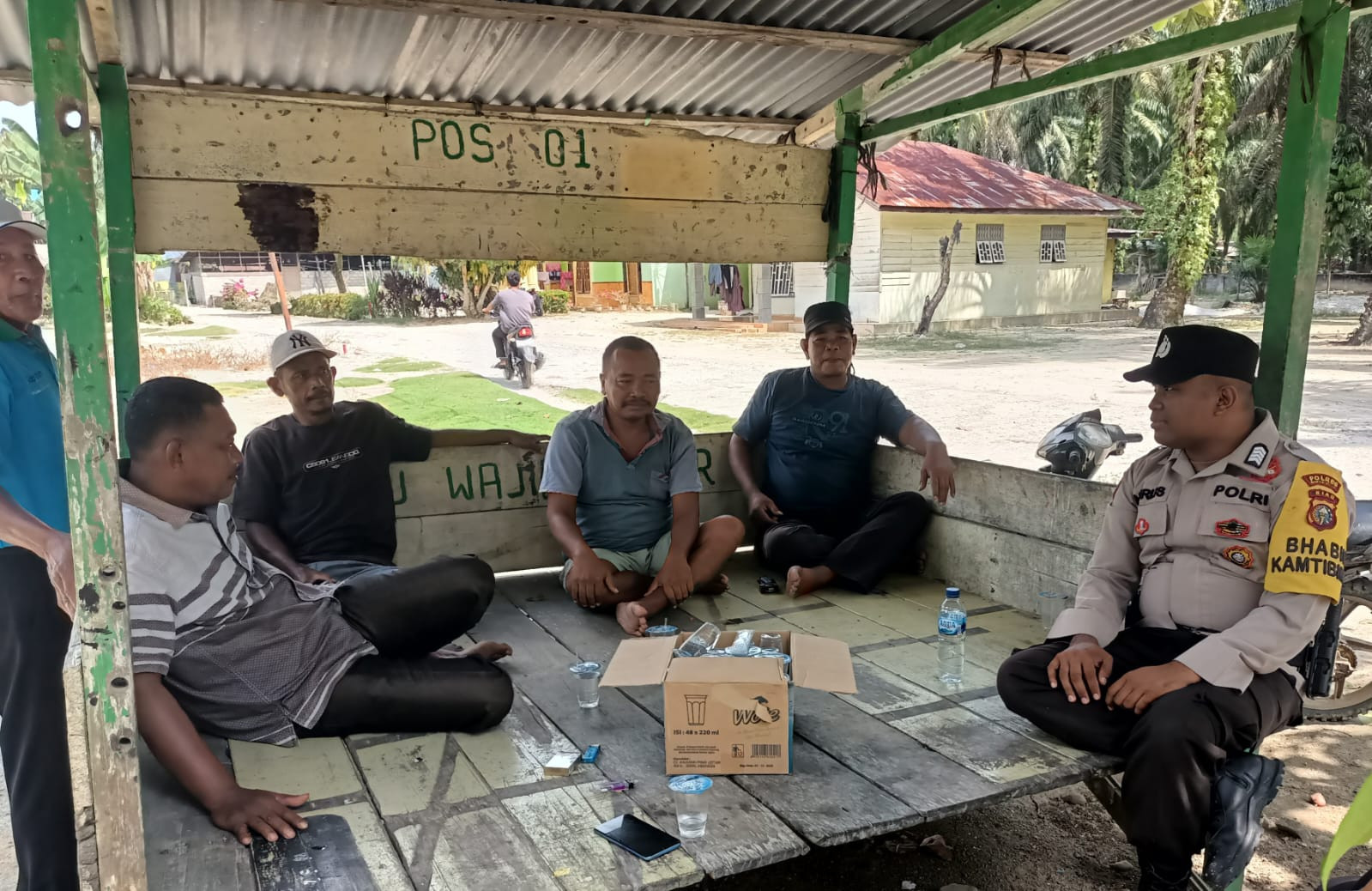 Paska Pencoblosan, Polsek Pujud Gelar Cooling System di Sei Meranti