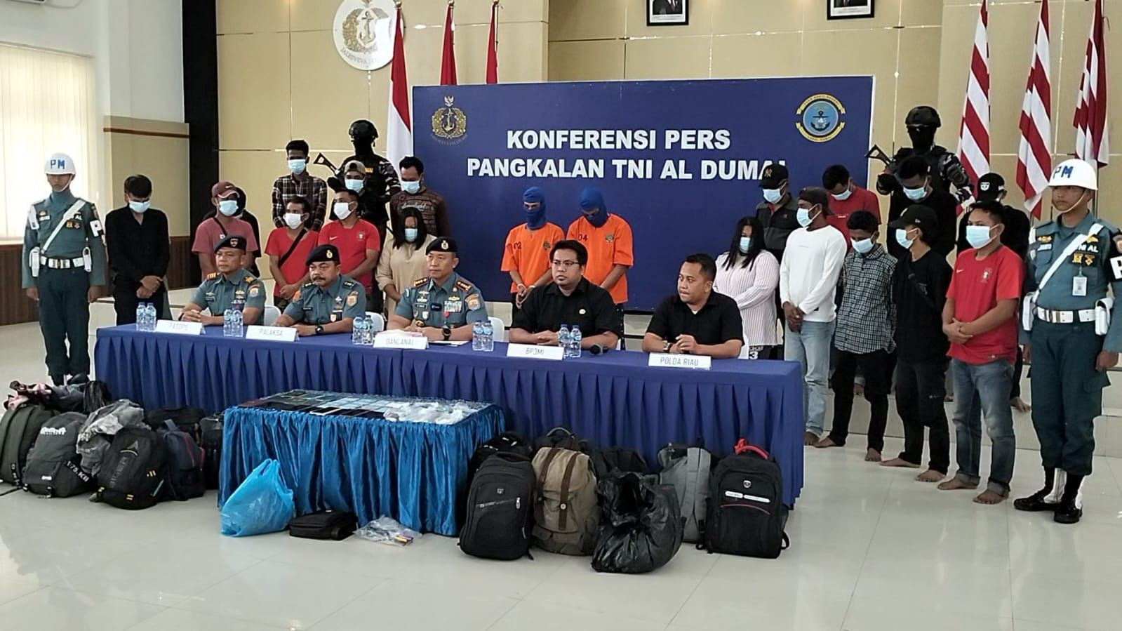 Upaya Penyelundupan 19 PMI Ilegal ke Malaysia Digagalkan di Perairan Teluk Lecah