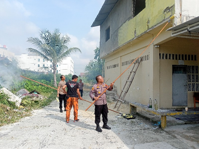 Jelang HUT Bhayangkara 78, Polsek Bukit Raya Gelar Bakti Religi di Mesjid Nurul Amal
