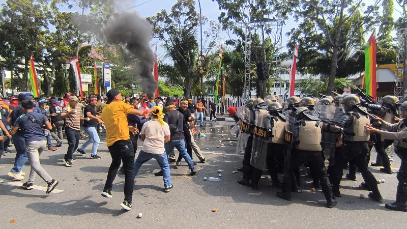 Polda Riau Gelar Simulasi Sispamkota Jelang Pilkada 2024