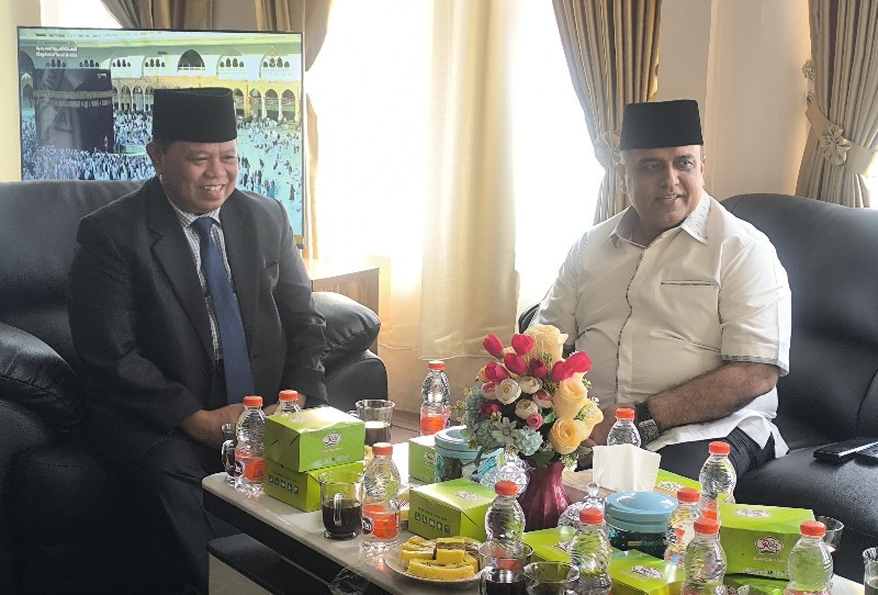 Sambangi MUI, M Nasir Paparkan Visi-Misi dan Keinginan Bangun Riau