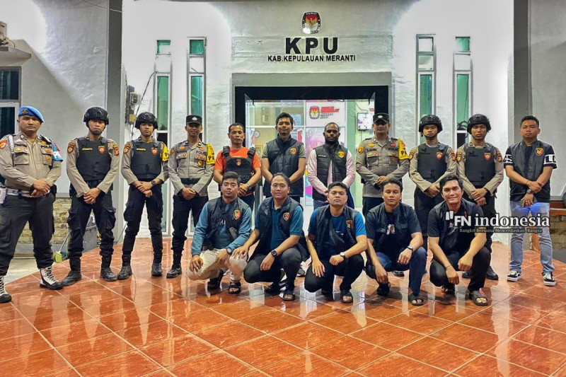 Kasatreskrim dan Gakkumdu Polres Kepulauan Meranti Melakukan Pengecekan di KPU dan Bawaslu