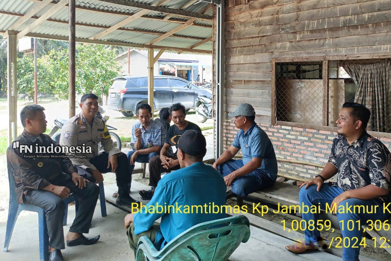 Door To Door, Jajaran Bhabinkamtibmas Polsek Kandis Ajak Masyarakat Jaga Kamtibmas