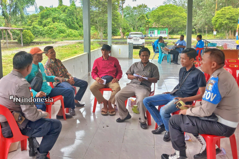 Kanit Samapta dan Kanit Provost Polsek Rupat Utara Sambangi Warga Desa Puteri Sembilan