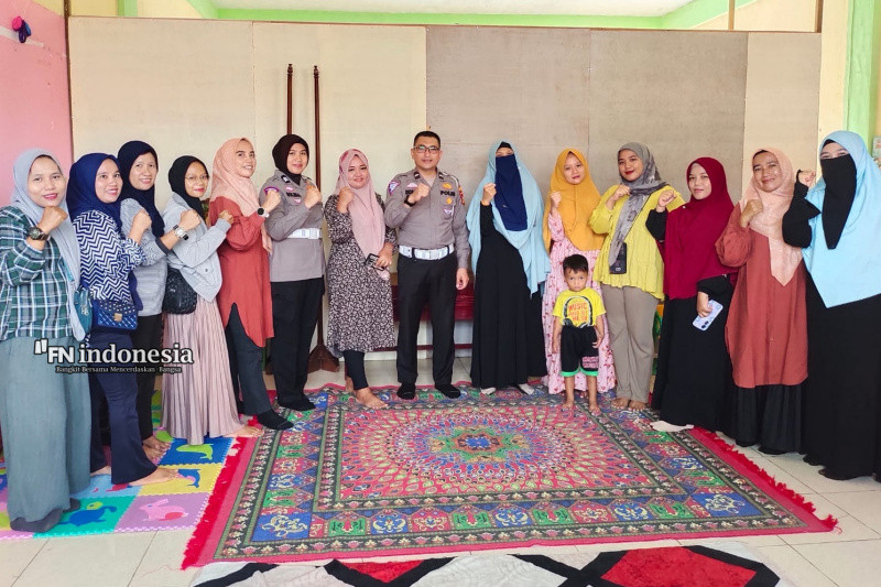 Polres Bengkalis Ajak Majelis Guru dan Masyarakat Pematang Pudu Sukseskan Pilkada Damai