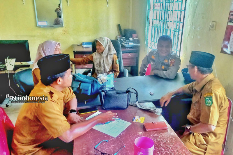 Polsek Mandau Gandeng ASN Desa Balai Makam Jaga Netralitas Jelang Pilkada 
