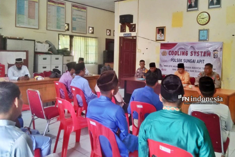 Laksanakan Giat Cooling System Polsek Sungai Apit Imbau Warga Ciptakan Pilkada Damai