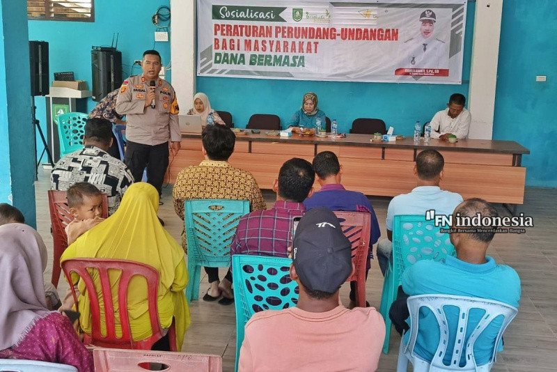 Gigih lakukan penyuluhan, Polsek Bengkalis Imbau Masyarakat Ikut Jaga Kondusivitas 