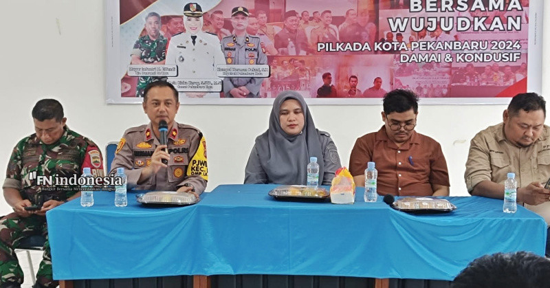 Polsek Pekanbaru Kota Dialog Kamtibmas Bersama Masyarakat Tanah Datar