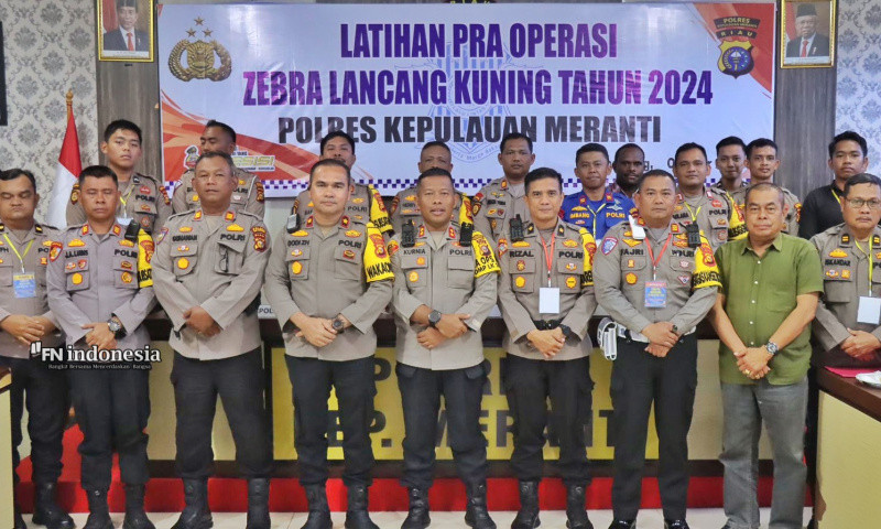 Operasi Zebra Lancang Kuning 2024, Polres Meranti Awali Dengan Lat Pra Ops