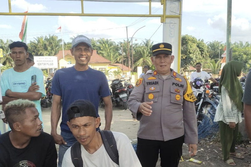 Kapolsek Pujud Pimpin Cooling System Pilkada Damai Bersama Tokoh Masyarakat