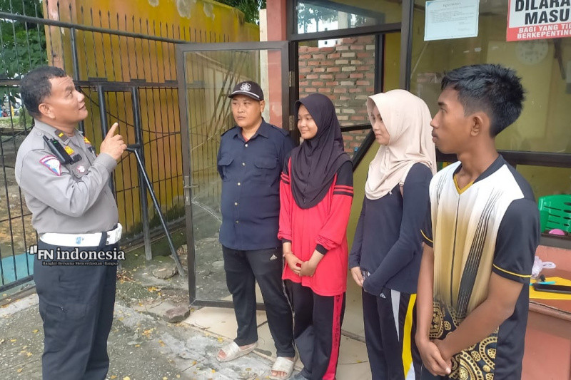 Rangkul Kaum Milenial, Polsek Mandau Serukan Tidak Golput di Pilkada Serentak