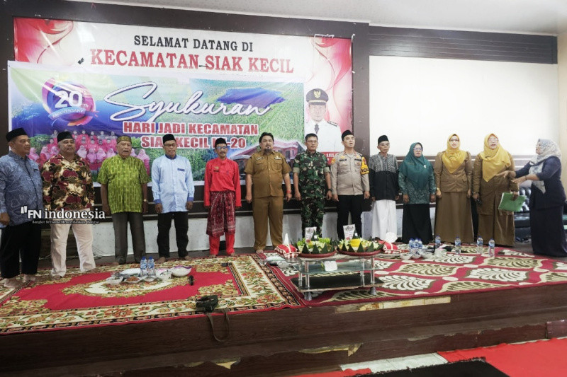 Pilkada Damai Dikampanyekan pada Syukuran Hari Jadi Kecamatan Siak Kecil Ke-20