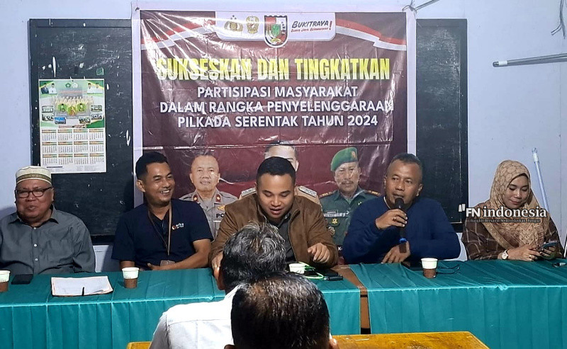 Polsek Bukit Raya Gelar Cooling System di MDA Masjid Muslimin, Ini Pesan Kompol Syafnil
