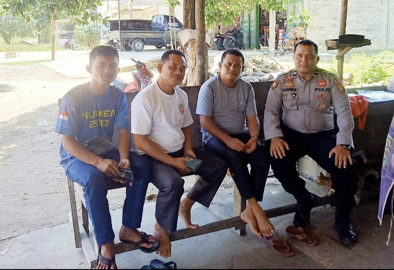 Polsek Pujud Sosialisasikan Cooling System ke Warga Tanjung Sari